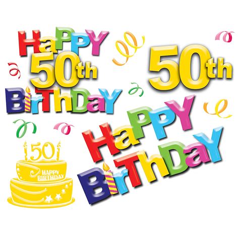 Clip art 50th birthday - Six Clipart Black And White. Clipart library offers about 35 high-quality Happy 50th Birthday Images for free! Download Happy 50th Birthday Images and use any clip art,coloring,png graphics in your website, document or presentation. 